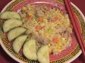 Chinese Pork And Eggs Fried Rice